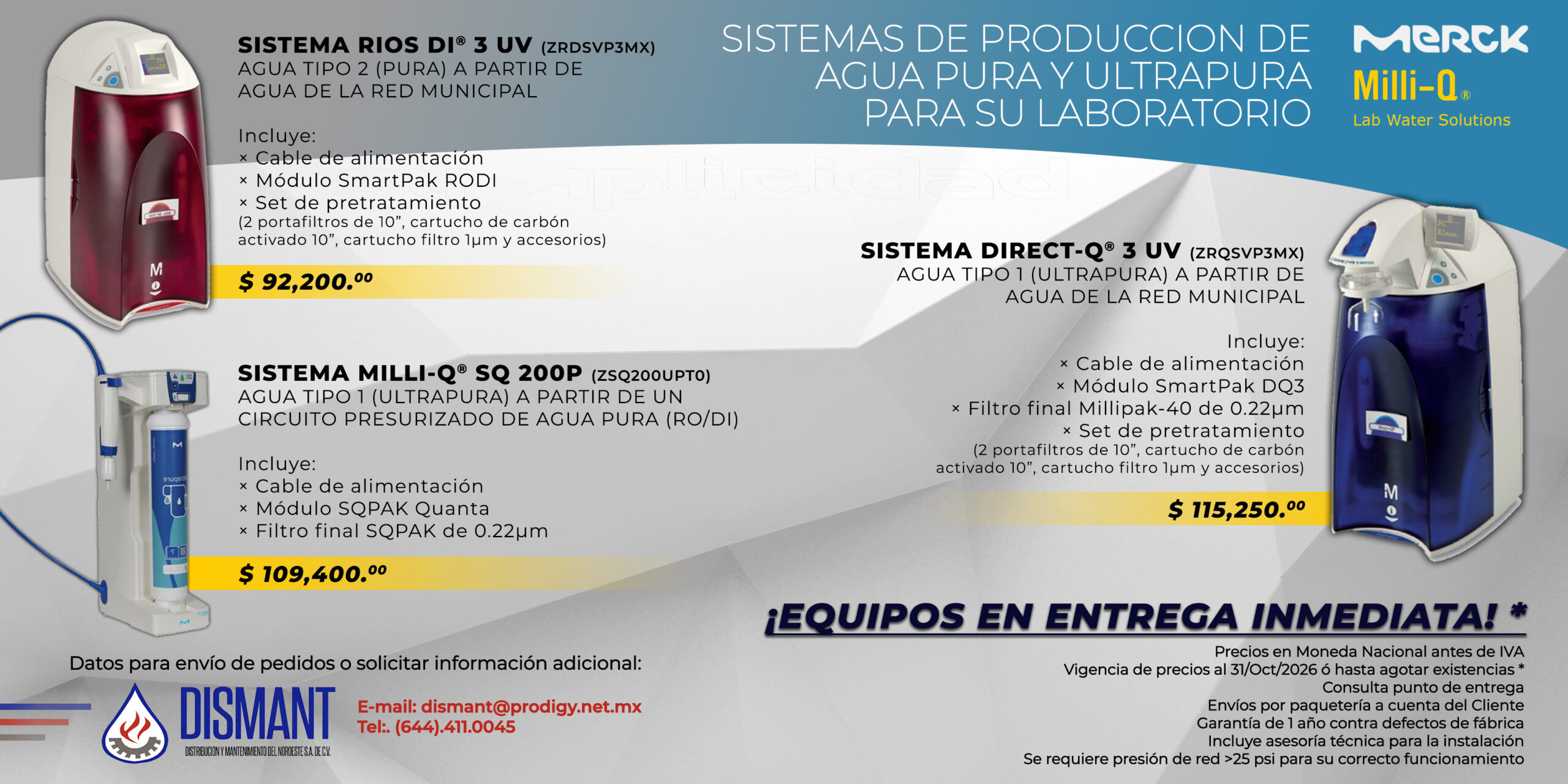 PROMOCION MILLI-Q SEP 2026